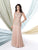 Mon Cheri - Lace Bateau Dress in Midnight 114906 in Pink