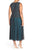 Alex Evenings - Square Neck Jersey Dress  417217 in Black and Green