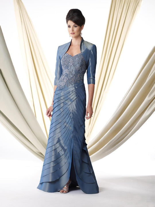 Ivonne D by Mon Cheri - 114D35 Two Piece Dress In Wedgewood