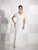 Cameron Blake - V Neck Long Gown with Shawl 115606