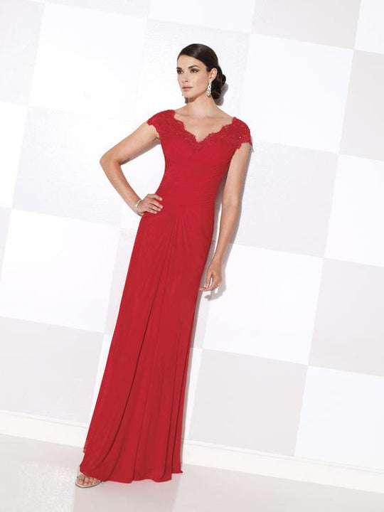 CAMERON BLAKE BY MON CHERI - 115608W DRESS in Red