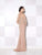 Cameron Blake by Mon Cheri - 115614 Illusion Sheath Gown in Neutral