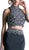 Cinderella Divine - 11574 Beaded Two Piece Mermaid Gown In Black