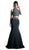 Cinderella Divine - 11574 Beaded Two Piece Mermaid Gown In Black
