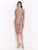 Mon Cheri - Two-Piece Embellished Shantung Dress in Pink