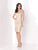 Mon Cheri - Illusion Scoop Soutache Sheath Dress 115869 - 1 pc  Dark Mink In Size 4 Available