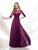Montage by Mon Cheri - Long Chiffon Dress with Beaded Lace 115968 in Pink