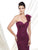 Ivonne D - Ruffled One Shoulder Mermaid Gown 115D72