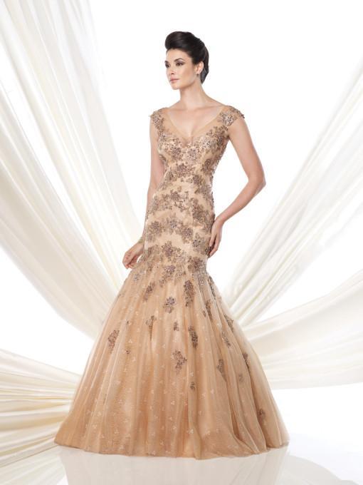 Ivonne D by Mon Cheri - 115D80 Dress in Neutral