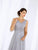 Mon Cheri 116665 Sleeveless Chiffon A-line Dress In Gray