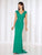 Cameron Blake by Mon Cheri - Cap Sleeves Jersey Evening Gown 116667