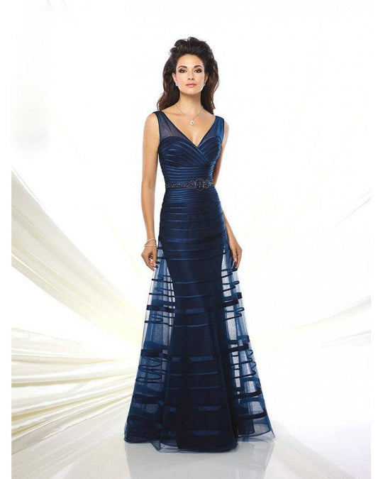 Montage by Mon Cheri - 116936W Dress in Blue