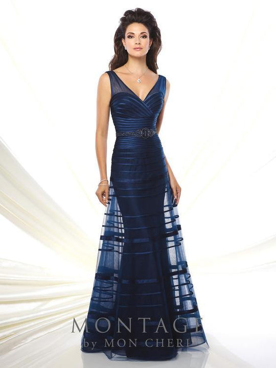 MONTAGE BY MON CHERI - 116936 DRESS IN NAVY