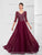 Mon Cheri 116950 Chiffon A-line Dress - 1 pc Gray/Heather In Size 6 Available In Wine