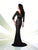Montage by Mon Cheri - 116952W Dress in Black and Neutral