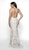 Blush by Alexia Designs - 11703 Elaborate Embroidered Gown In White and Nude