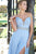 90823 Strapless Ruched Bodice Chiffon Gown