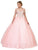 Dancing Queen - 1171 Lavishly Ornate Basque Ballgown In Pink