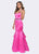 Ashley Lauren - 1171 Strapless Fit And Flare Evening Dress in Pink