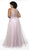 Blush Too by Alexia - 11729W Bead Embellished Pleated Dress In Pink