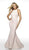 Blush by Alexia Designs - 11737 Sleeveless Halter Mermaid Dress In Pink