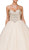 Dancing Queen - 1174 Bejeweled Sweetheart Quinceanera Gown in Nude