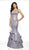 Blush by Alexia Designs - 11744 Sweetheart Tiered Mermaid Dress In Purple