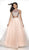 Blush by Alexia Designs - 11746 Two Piece Beaded Tulle Ballgown In Pink