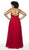 Blush Too by Alexia - 11756W Bead Embellished A-Line Dress In Red