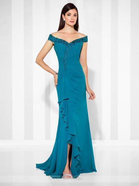 Mon Cheri - Cameron Blake by Mon Cheri - A-Line Gown 117602 In Green