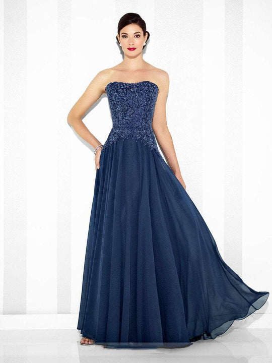 Cameron Blake - 117604 A-Line Gown in Blue
