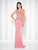 Cameron Blake - 117605 Fit And Flare Gown in Pink