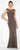 Cameron Blake by Mon Cheri - 117606 Cap Sleeve Illusion Gown in Brown