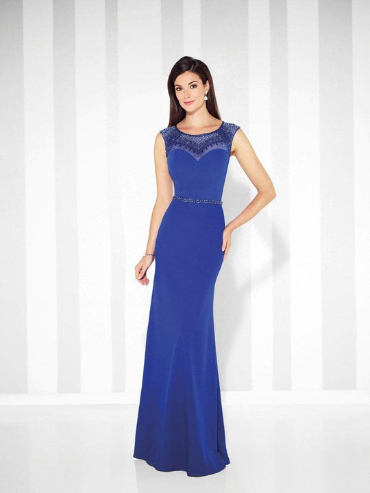 Cameron Blake - 117606 A-Line Gown in Blue