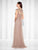 Cameron Blake - 117610 A-Line Gown in Brown