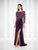 Cameron Blake - 117613 Fit And Flare Gown in Purple