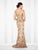 Cameron Blake - 117619 Fit And Flare Gown in Brown