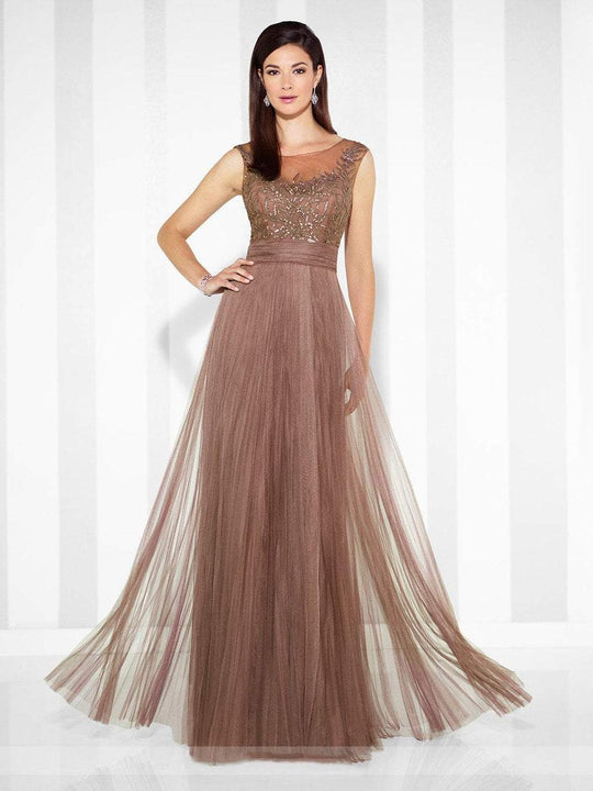 Cameron Blake - 117621 A-Line Gown in Brown