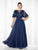Cameron Blake - 117622 A-Line Gown in Blue