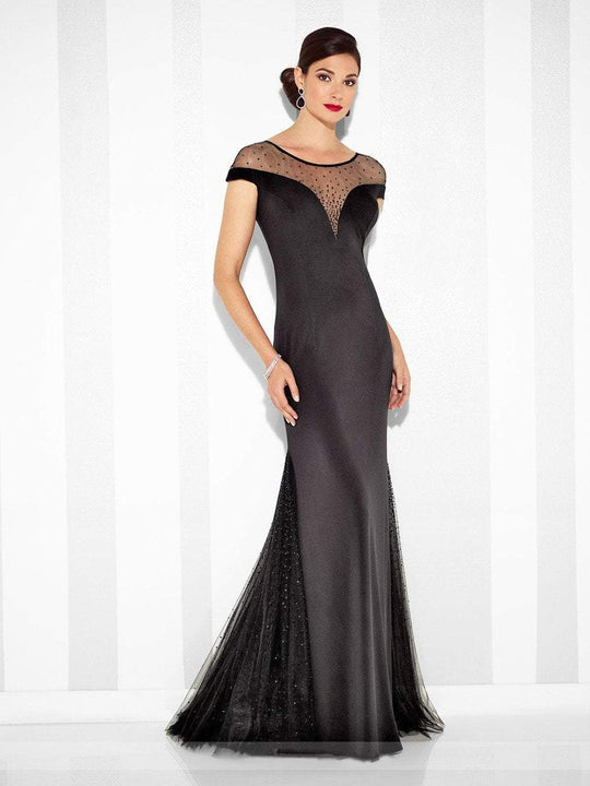 Cameron Blake - 117623 Trumpet Gown in Black