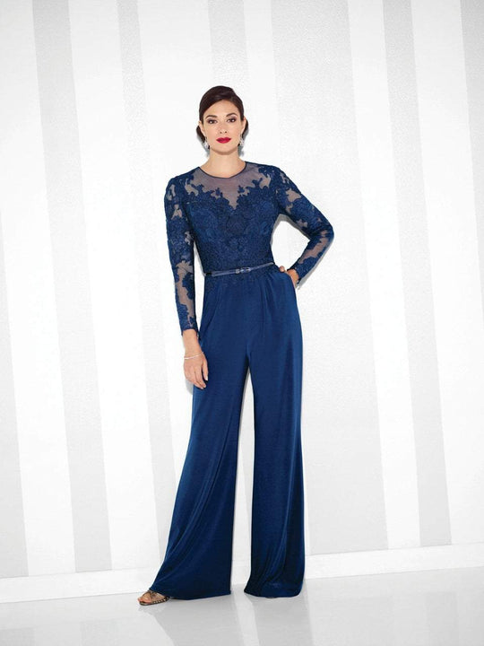 Cameron Blake - 117626 Jersey Jumpsuit in Blue
