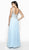 Blush by Alexia Designs - 11781 Beaded Tulle Chiffon A-line Dress In Blue