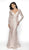 Blush by Alexia Designs - 11783 Fully Sequined Long Sleeve Dress In Pink