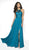 Blush by Alexia Designs - 11788 Bedazzled Halter Chiffon A-line Gown In Green