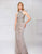 Montage by Mon Cheri - 117904 Two-Tone Chiffon Sheath Dress