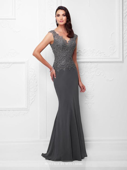 MONTAGE BY MON CHERI - 117919 A-LINE EVENING GOWN