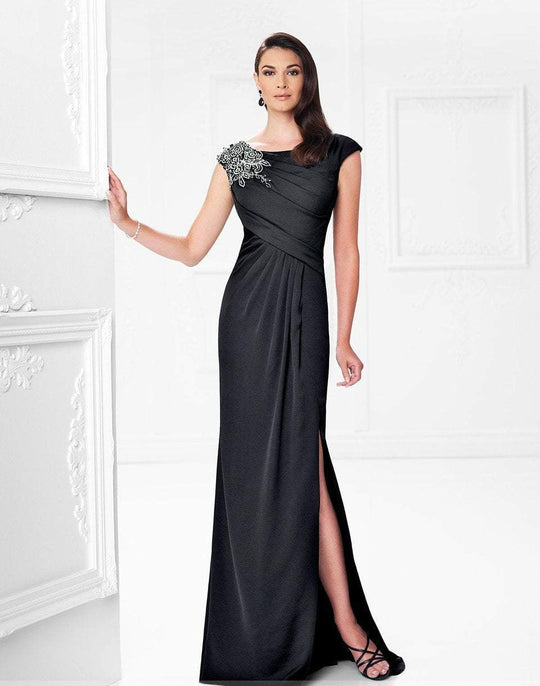 Montage by Mon Cheri - 117923 A-Line Gown in Black