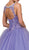 Dancing Queen - 1180 Embellished Sleeveless V-neck Quinceanera Ballgown In Purple