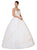 Dancing Queen - 1183 Jeweled Lace Applique Quinceanera Ballgown in White