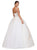 Dancing Queen - 1183 Jeweled Lace Applique Quinceanera Ballgown in White